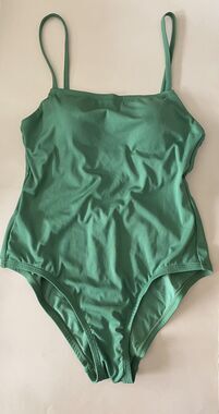 Sea Angel Sz S Green One piece laced look upper back NWOT